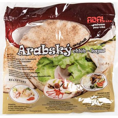 Posidium Chléb arabský tmavý 10 x 50 g