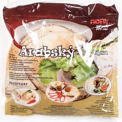 POSIDIUM Chléb arabský světlý 10 x 50 g