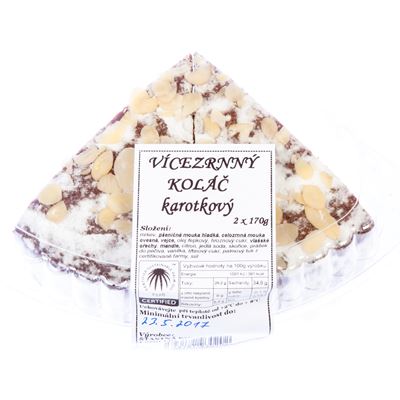 Koláč karotkový 2 x 170 g