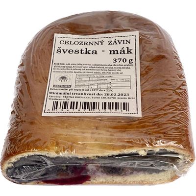 Závin švestka mák 300 g