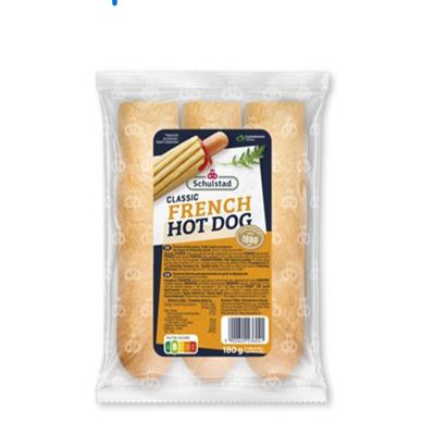 SCHULSTAD Hot Dog francouzský 3 x 60 g