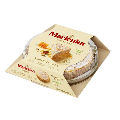 MARLENKA Mandlový dort bezlepkový chlaz. 600 g