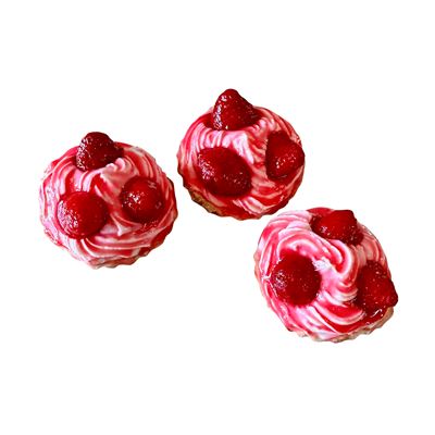 Košíček maliny tvarohový krém 2 x 60 g