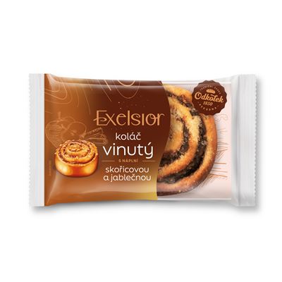 Koláč vinutý skořice a jablka 80 g