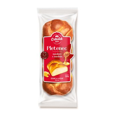 Pletenec máslový s medem 500 g