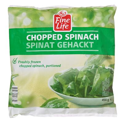 Fine Life Špenát sekaný porce mraž. 450 g