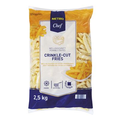METRO Chef Hranolky vlnky mraž. 2,5 kg