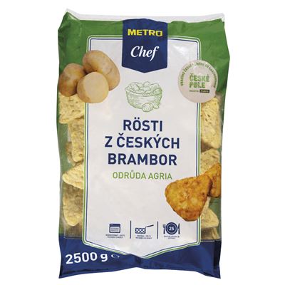 METRO Chef Rosti z českých brambor mraž. 2,5 kg