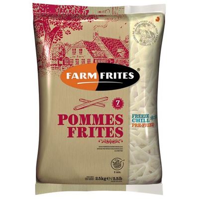 Farm Frites Hranolky 7 mm mraž. 5 x 2,5 kg
