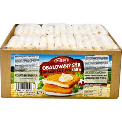PAJERO Obalovaný sýr mraž. 30 x 130 g