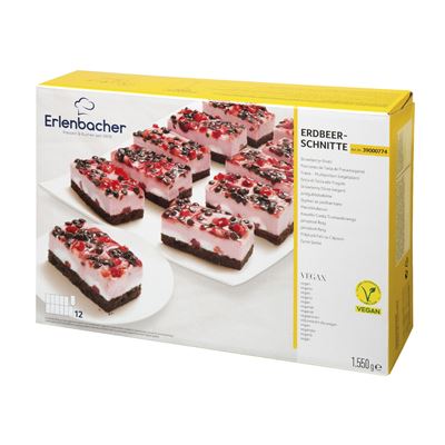 erlenbacher Jahodové řezy Vegan mraž. 1550 g