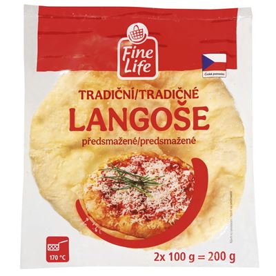 Fine Life Langoše tradiční mraž. 2 x 100 g