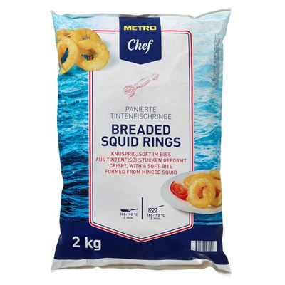 METRO Chef Kalmary kroužky obalované mraž. 2 kg