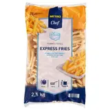 METRO Chef Express Fries Hranolky 9 x 9 mm mraž. 4 x 2,5 kg