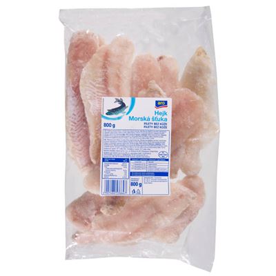 aro Hejk/Štikozubec filety bez kůže mraž. 800 g