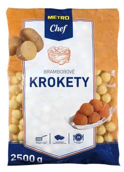 METRO Chef Krokety kulaté mraž. 4 x 2,5 kg
