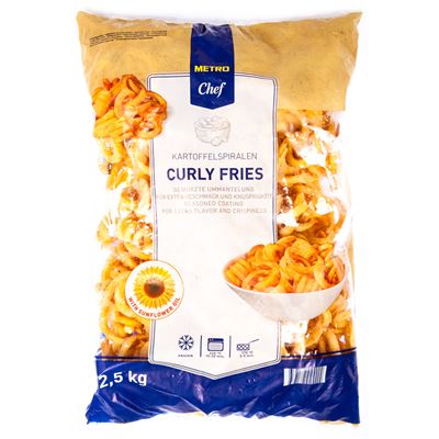 METRO Chef Bramborové spirály mraž. 4 x 2,5 kg