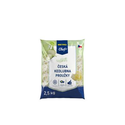 METRO Chef Česká kedlubna proužky mraž. 2,5 kg