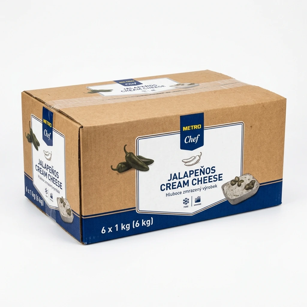 METRO Chef Jalapeňos Cream Cheese mraž. 6 x 1 kg
