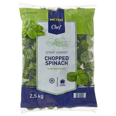 METRO Chef Špenát sekaný porce mraž. 2,5 kg
