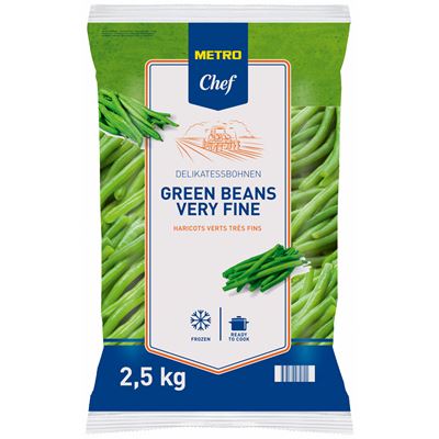METRO Chef Lusky fazolové jemné mraž. 2,5 kg