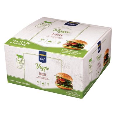 METRO Chef Veggie Burger 9 cm mraž. 16 x 113,5 g