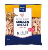 METRO Chef Pečené kuřecí prsa strips mraž. 2,5 kg