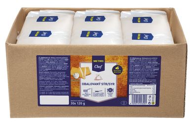 METRO Chef Obalovaný sýr mraž. 30 x 120 g