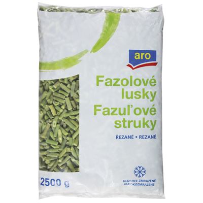 aro Fazolové lusky řezané mraž. 2,5 kg