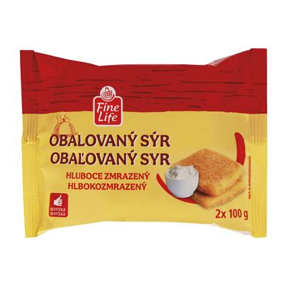 Fine Life Obalovaný sýr mraž. 2 x 100 g
