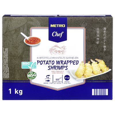 METRO Chef Krevety Potato Wr. mraž. 1 kg