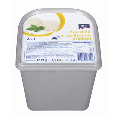 aro Zmrzlina vanilková příchuť mraž. 2,5 l