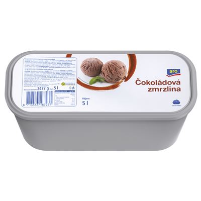 aro Zmrzlina čokoládová příchuť mraž. 5 l