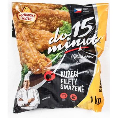 Vodňany Kuřecí filety smažené mraž. 1 kg