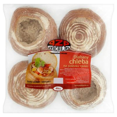 Merlin Chléb polévkový dlabaný mraž. 6 x (4 x 250 g)