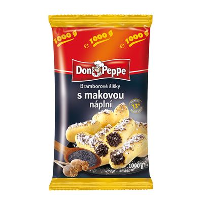 DON PEPPE Bramborové šišky s mákem mraž. 1 kg