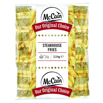 McCain Steak Fries hranolky mraž. 5 x 2,5 kg