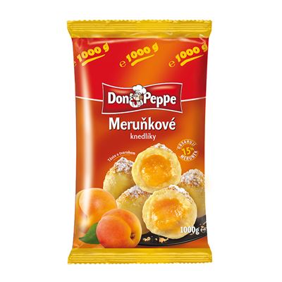 DON PEPPE Knedlíky tvarohové meruňkové mraž. 1 kg
