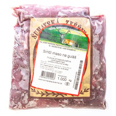 Srnčí guláš mraž. váž. cca 1 kg