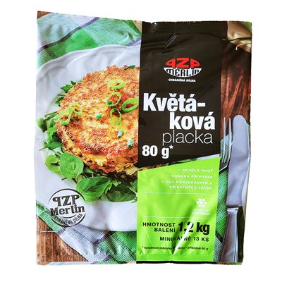 PZP MERLIN Placky květákové (80 g/ks) mraž. 1,2 kg