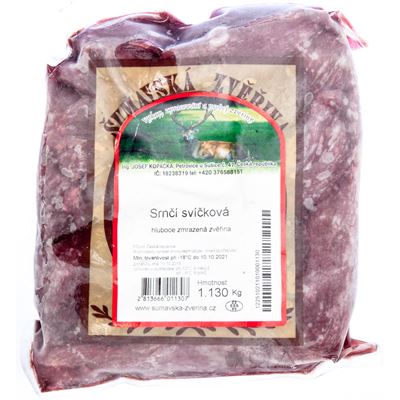 Srnčí svíčková mraž. váž. cca 1 kg