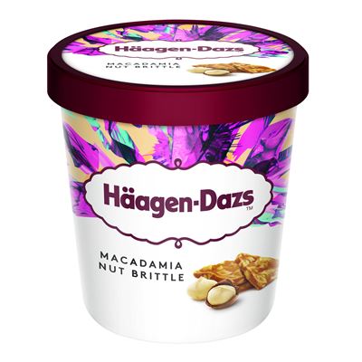 Häagen-Dazs Zmrzlina Macadamia Nut Brittle mraž. 460 ml