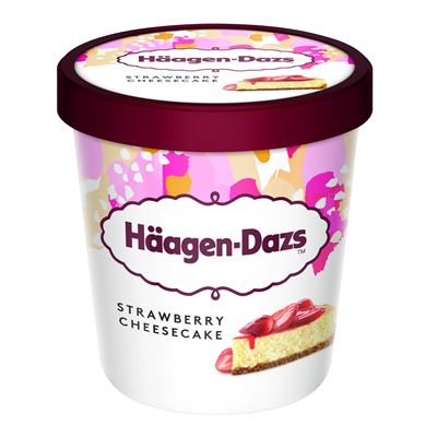 Häagen-Dazs Zmrzlina Strawberry/jahoda Cheesecake mraž. 460 ml