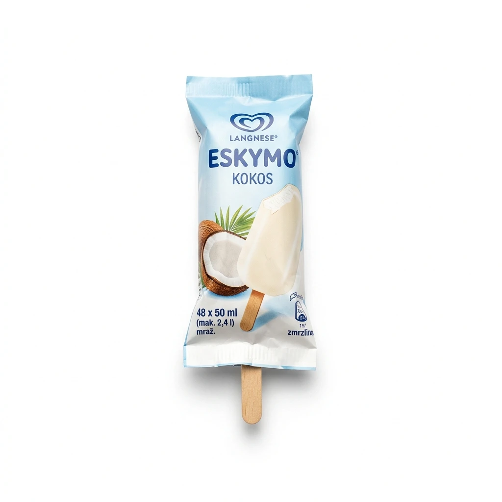 Langnese Eskymo kokos mraž. 48 x 50 ml