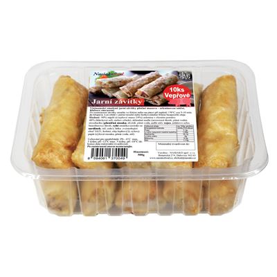 Nasiako food Jarní závitky vepřové mraž. 10 x 50 g