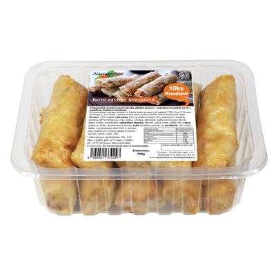 Nasiako food Jarní závitky krevetové mraž. 10 x 50 g