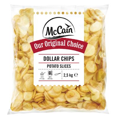 McCain Dollar Chips mraž. 2,5 kg