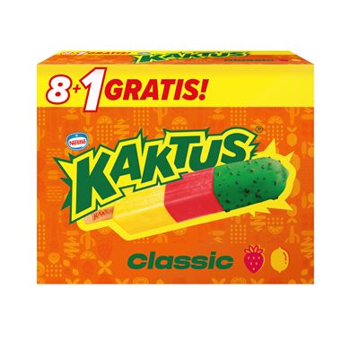 KAKTUS jahoda Multipack mraž. 9 x 45 ml