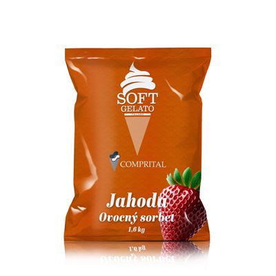 COMPRITAL Sorbet příchuť jahoda 1,6 kg