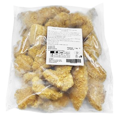 PAJERO Kuřecí stripsy kukuřičné mraž. 1 kg